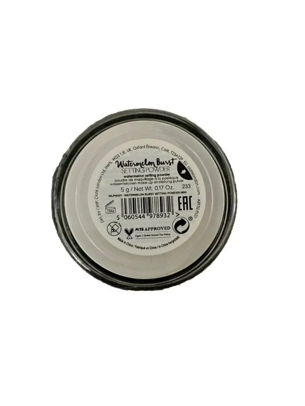 Ciaté London Watermelon Burst Mini Setting Powder 5g - Translucent Matte Finish